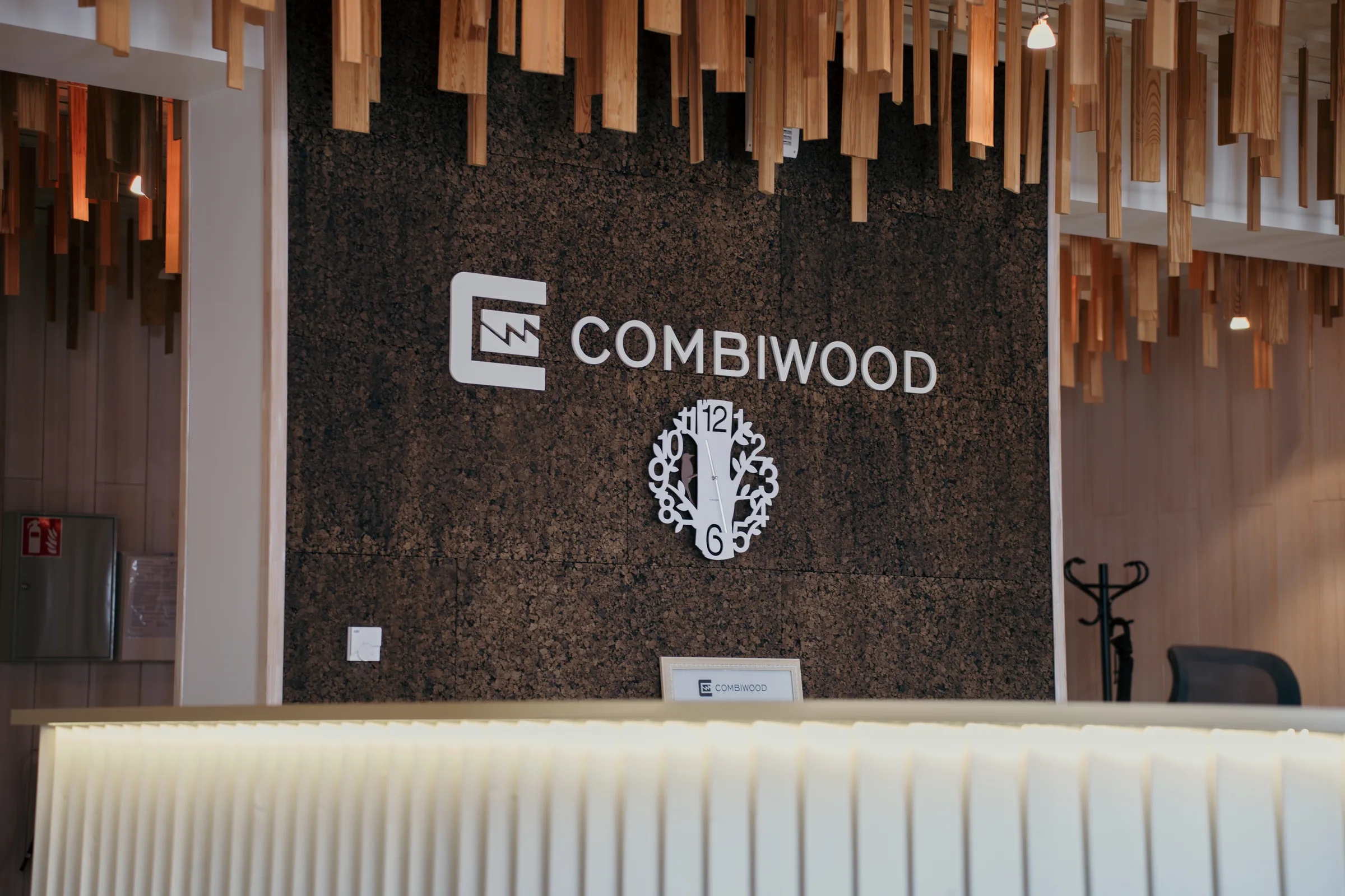 Aerial view of Combiwood factory