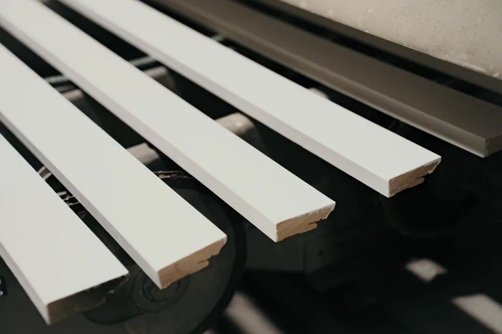 Painted moulding boards