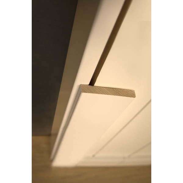 Architrave 10×58×5500 white view 5