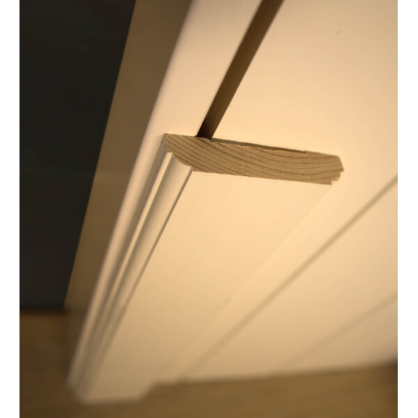 Architrave 15×70×4400 white view 2