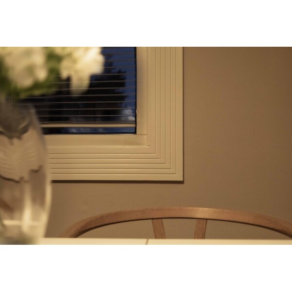 Architrave 15×95×4400 white view 4