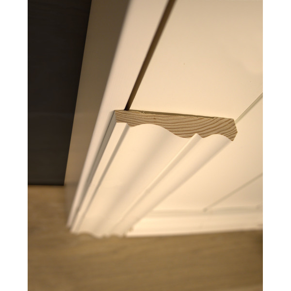 Architrave 21×95×4400 white view 3