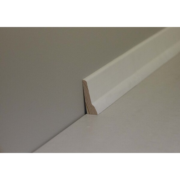 Skirting board 15×45×4400 white view 2