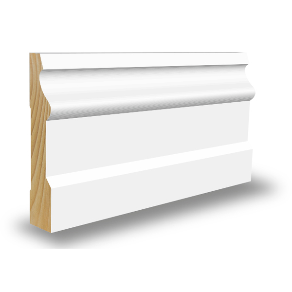Skirting board 15×58×4400 white