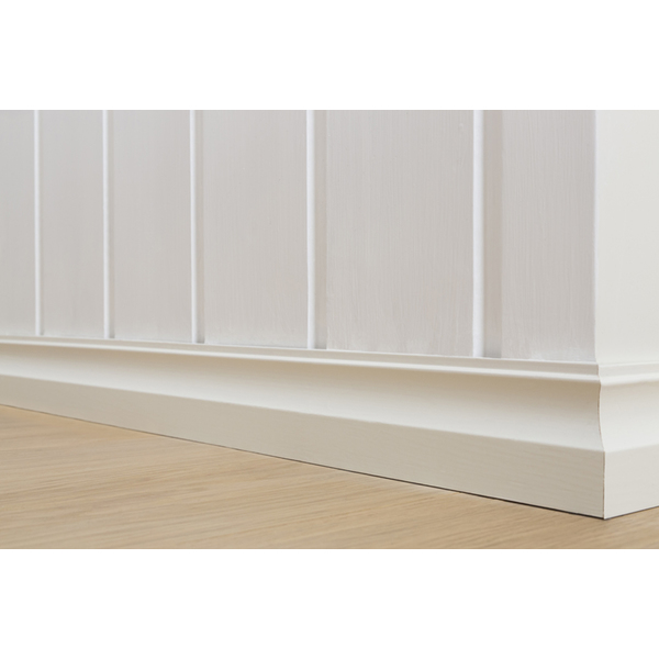 Skirting board 15×70×4400 white view 3