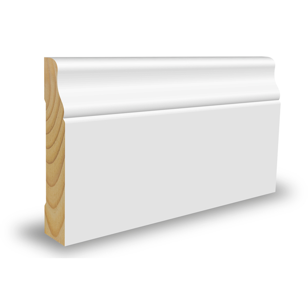 Skirting board 15×70×4400 white