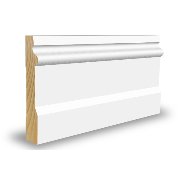 Skirting board 15×95×4400 white