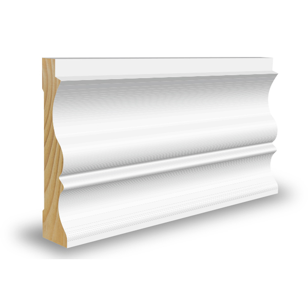 Skirting board 21×95×4400 white