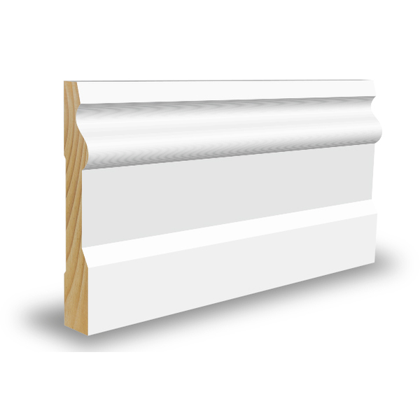 Skirting board 21×120×4400 white