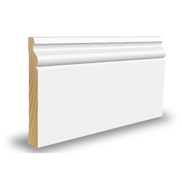 Skirting board 21×120×4400 white