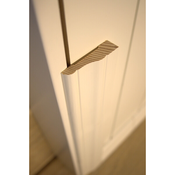 Architrave 15×58×4400 white view 5