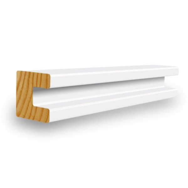 Grooved Strip 18×23×3600 white